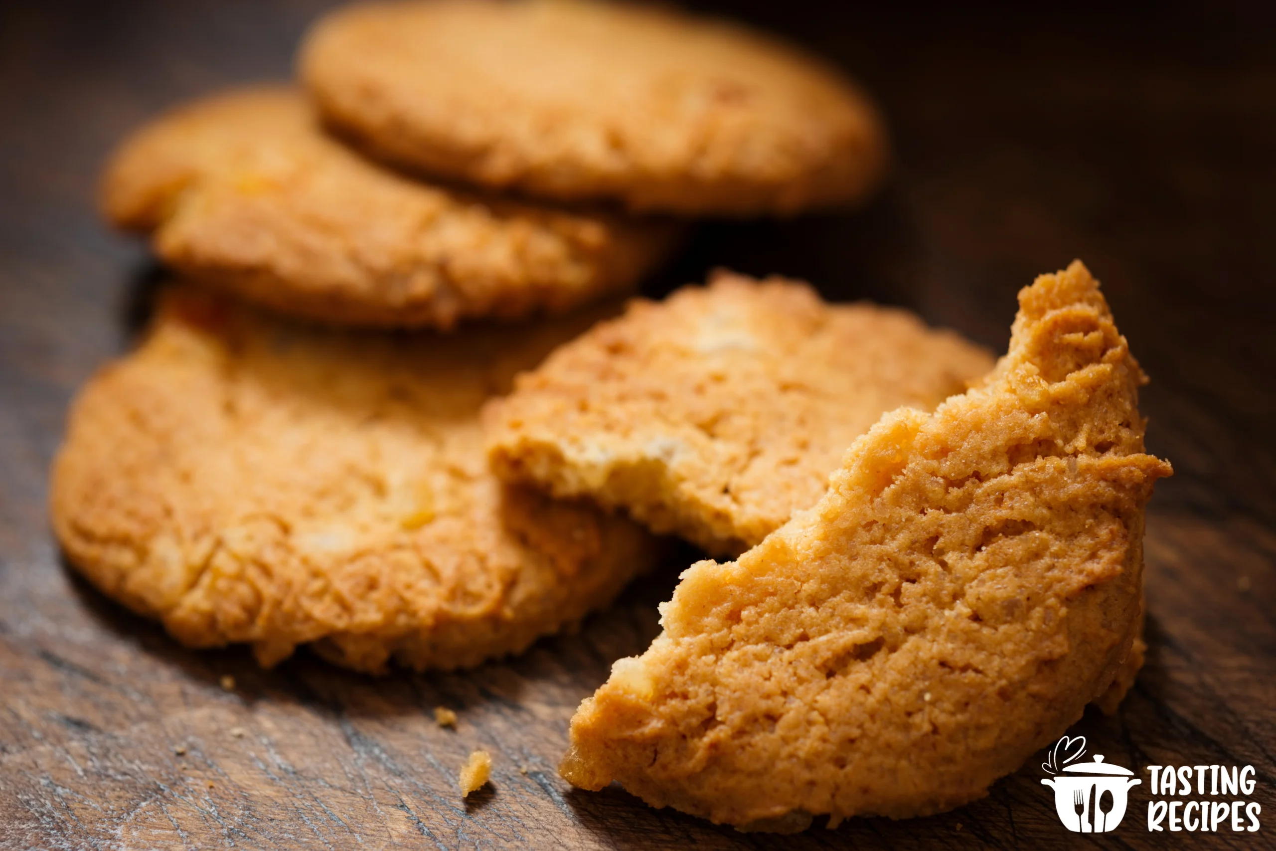 A plate of orange creamsicle cookies with white chocolate chips